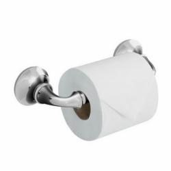 Kohler® Forte® 11374 Sculpted Brass Toilet Tissue Holder, 9-5/8 inch x 2-1/2 inch x 3-3/8 inch, Polished Chrome
