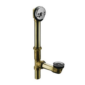 Kohler Swiftflo™ K-11677-CP Brass Tub And Shower Drain, 1-1/2 inch, Polished Chrome