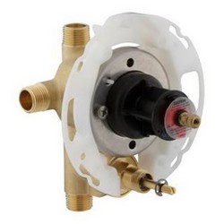 Kohler® Rite-Temp® K-11748-K-NA Brass Pressure-Balancing Valve With Push-Button Diverter, 1/2 inch