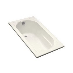 Kohler K-1184 Devonshire® Acrylic Soaking Tub, 60 inch x 32 inch x 20 inch, Biscuit
