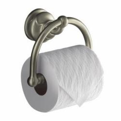 Kohler® Fairfax® 12157 Brass Toilet Tissue Holder, 6-1/2 inch x 3-3/8 inch x 4-3/4 inch, Vibrant Brushed Nickel