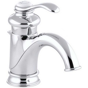 Kohler Fairfax® K-12182-CP Single Hole 1-Handle Lever Monoblock Bathroom Faucet, 1.5 gpm, Polished Chrome