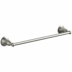 Kohler® Kelston® 13500 Brass Towel Bar, 18 inch, Vibrant Brushed Nickel