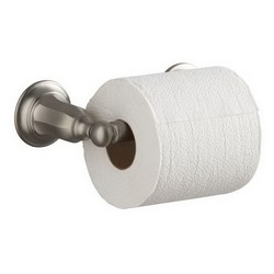 Kohler K-13504 Kelston® Metal Toilet Tissue Holder, 3-15/16 inch x 2-13/32 inch, Vibrant Brushed Nickel