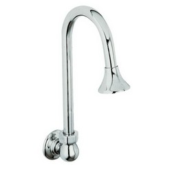 Kohler K-13786-CP Brass Gooseneck Spout with Rosespray, 2-5/16 inch x 6-5/8 inch x 11-1/4 inch, Polished Chrome