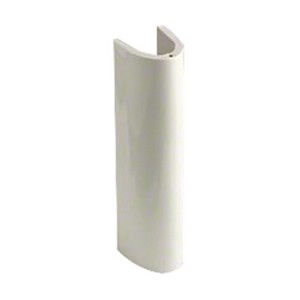 Kohler Wellworth® K-2019 Vitreous China Bathroom Sink Pedestal, 27 inch H, Biscuit