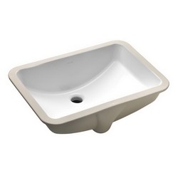 Kohler Ladena® K-2214 1-Basin Vitreous China Undermount Lavatory Sink, 20-7/8 inch x 14-3/8 inch, White