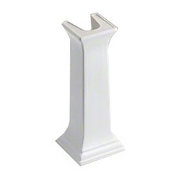 Kohler Memoirs® K-2267 Fireclay Bathroom Sink Pedestal, 27-3/8 inch H, White