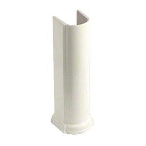 Kohler Devonshire® K-2288 Vitreous China Bathroom Sink Pedestal, 26-1/2 inch H, Biscuit
