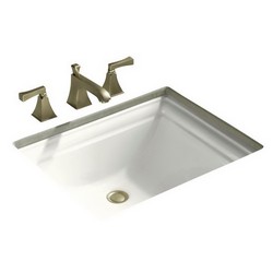 Kohler® Memoirs® K-2339-IG Undermount Lavatory Sink, 18-1/4 inch x 14-1/2 inch, Ice Gray