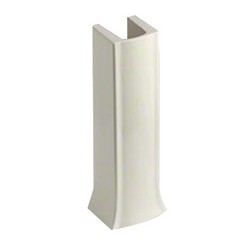 Kohler Archer® K-2357 Vitreous China Bathroom Sink Pedestal, 27-3/4 inch H, Biscuit