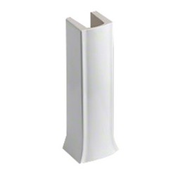 Kohler Archer® K-2357 Vitreous China Bathroom Sink Pedestal, 27-3/4 inch H, White
