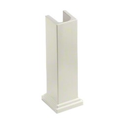 Kohler Tresham® K-2767 Fireclay Bathroom Sink Pedestal, 28 inch H, Biscuit