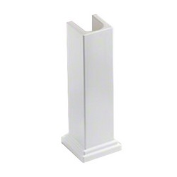 Kohler Tresham® K-2767 Fireclay Bathroom Sink Pedestal, 28 inch H, White