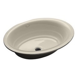 Kohler Garamond® K-2832 1-Basin Cast Iron Undermount Lavatory Sink, 19-5/8 inch x 15 inch, Biscuit