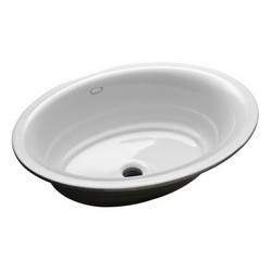 Kohler Garamond® K-2832 1-Basin Cast Iron Undermount Lavatory Sink, 19-5/8 inch x 15 inch, White
