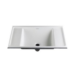 Kohler Ledges® K-2838 1-Basin Cast Iron Undermount Lavatory Sink, 22-1/2 inch x 16-1/8 inch, White