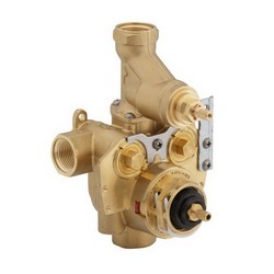 Kohler MasterShower® K-2976-KS-NA Brass Stacked Thermostatic Mixing Valve, 3/4 inch NPT, 17.2 gpm