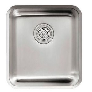 Kohler Undertone® K-3330 1-Basin Stainless Steel Undermount Lavatory Sink, 15-3/4 inch x 17-1/2 inch