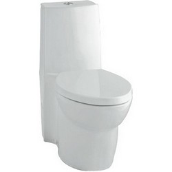 Kohler Saile&reg; K-3564 Dual Flush System Top Trip Lever Vitreous China One-Piece Toilet, 1.6 gpf/0.8 gpf, White