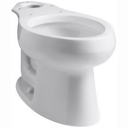 Kohler K-4198 Wellworth® 12 inch Rough-In Vitreous China Elongated Front Toilet Bowl, White