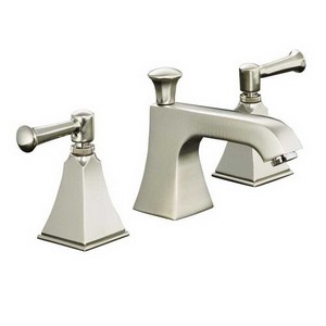 Kohler Memoirs® K-454-4S-BN 2-Handle 8 to 16 inch Widespread Lavatory Faucet, 1.5 gpm, Vibrant Brushed Nickel