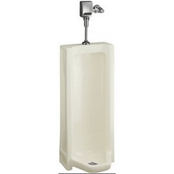 Kohler Branham™ K-4920-T-0 Top Spud Vitreous China Floormount Washout Urinal, 18-1/4 inch x 16-1/8 inch, 1 gpf, White