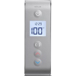 Kohler® DTV Prompt® K-527-1 Portrait Setting Digital Shower Interface, Satin Chrome with Polished Chrome