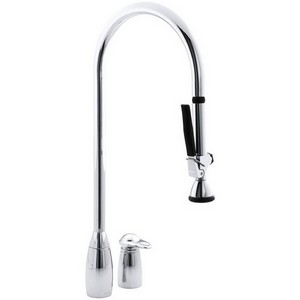 Kohler ProMaster® K-6330-CP 1-Handle Kitchen Pull-Out Faucet, 2.2 gpm, Polished Chrome