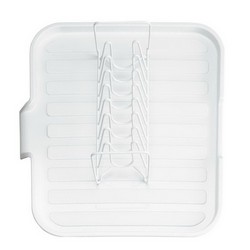 Kohler® Assure™ K-6539 Vinyl-Coated Steel Drainboard with Sink Rack, White