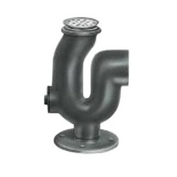 Kohler K-6672 Adjustable Standard Trap for 2 inch Iron Pipe Connection with Cleanout Plug and Strainer
