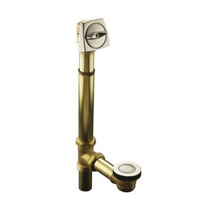 Kohler Clearflo K-7161-AF-BN Brass Tub And Shower Drain, 1-1/2 inch, Vibrant Brushed Nickel