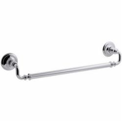 Kohler® Artifacts™ 72567 Brass Towel Bar, 18 inch, Polished Chrome
