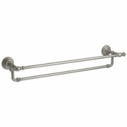 Kohler® Artifacts™ 72570 Brass Towel Bar, 24 inch, Vibrant Brushed Nickel
