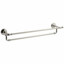 Kohler® Artifacts™ 72570 Brass Towel Bar, 24 inch, Vibrant Polished Nickel