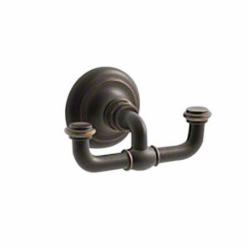 Kohler® Artifacts™ 72572 Double Brass Robe Hook, 4-7/8 inch x 2-5/8 inch x 2-5/8 inch, Oil-Rubbed Bronze