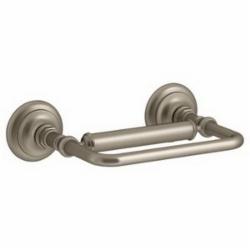 Kohler® Artifacts™ 72573 Pivoting Brass Toilet Tissue Holder, 8-7/8 inch x 6 inch x 2-5/8 inch, Vibrant Brushed Nickel