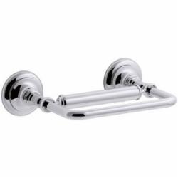 Kohler® Artifacts™ 72573 Pivoting Brass Toilet Tissue Holder, 8-7/8 inch x 6 inch x 2-5/8 inch, Polished Chrome