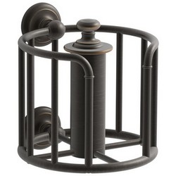 Kohler K-72576 Artifacts™ Metal Toilet Tissue Carriage, 6-3/4 inch x 6-3/8 inch, Oil-Rubbed Bronze