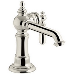 Kohler Artifacts™ K-72762-9M-SN 1 Lever Handle Centerset Lavatory Faucet, 1.5 gpm, Polished Nickel