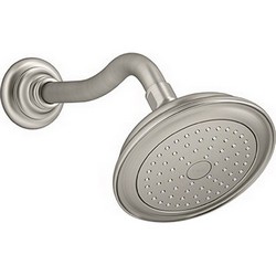 Kohler Artifacts&trade; K-72773 1-Spray Settings Single Function Shower Head, 2.5 gpm, Vibrant Brushed Nickel