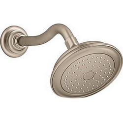 Kohler Artifacts&trade; K-72773 1-Spray Settings Single Function Shower Head, 2.5 gpm, Vibrant Brushed Bronze