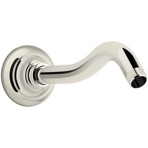 Kohler Artifacts™ K-72775 Wall Mount Shower Arm with Flange, 1/2 inch IPS NPT, 10-11/16 inch, Vibrant® Polished Nickel