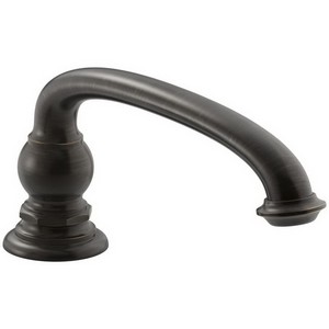 Kohler Artifacts™ K-72778-2BZ 2 Handle Non-Diverter ARC Spout Bath Tub Trim, Oil-Rubbed Bronze