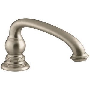 Kohler Artifacts™ K-72778-BV 2 Handle Non-Diverter ARC Spout Bath Tub Trim, Brushed Bronze