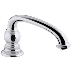 Kohler Artifacts™ K-72778-CP 2 Handle Non-Diverter ARC Spout Bath Tub Trim, Polished Chrome