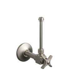 Kohler® K-7605-P Brass Angle Supply with Stop, 3/8 inch NPT, Vibrant Burshed Nickel