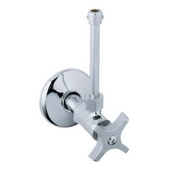 Kohler® K-7605-P Brass Angle Supply with Stop, 3/8 inch NPT, Polished Chrome