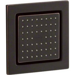 Kohler WaterTile® K-8002 54-Nozzle 1-Setting Square Body Spray, Soothing Pattern, 2.5 gpm at 80 psi, Oil Rubbed Bronze