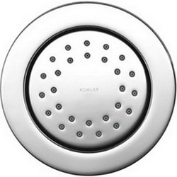 Kohler WaterTile&reg; K-8013 27-Nozzle 1-Setting Round Body Spray, Full Pattern, 2 gpm at 80 psi, Vibrant Brushed Nickel